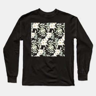 Watercolor Seamless Pattern Long Sleeve T-Shirt